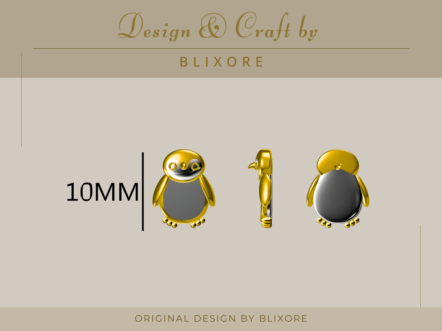 Penguin Opal Stud Earrings