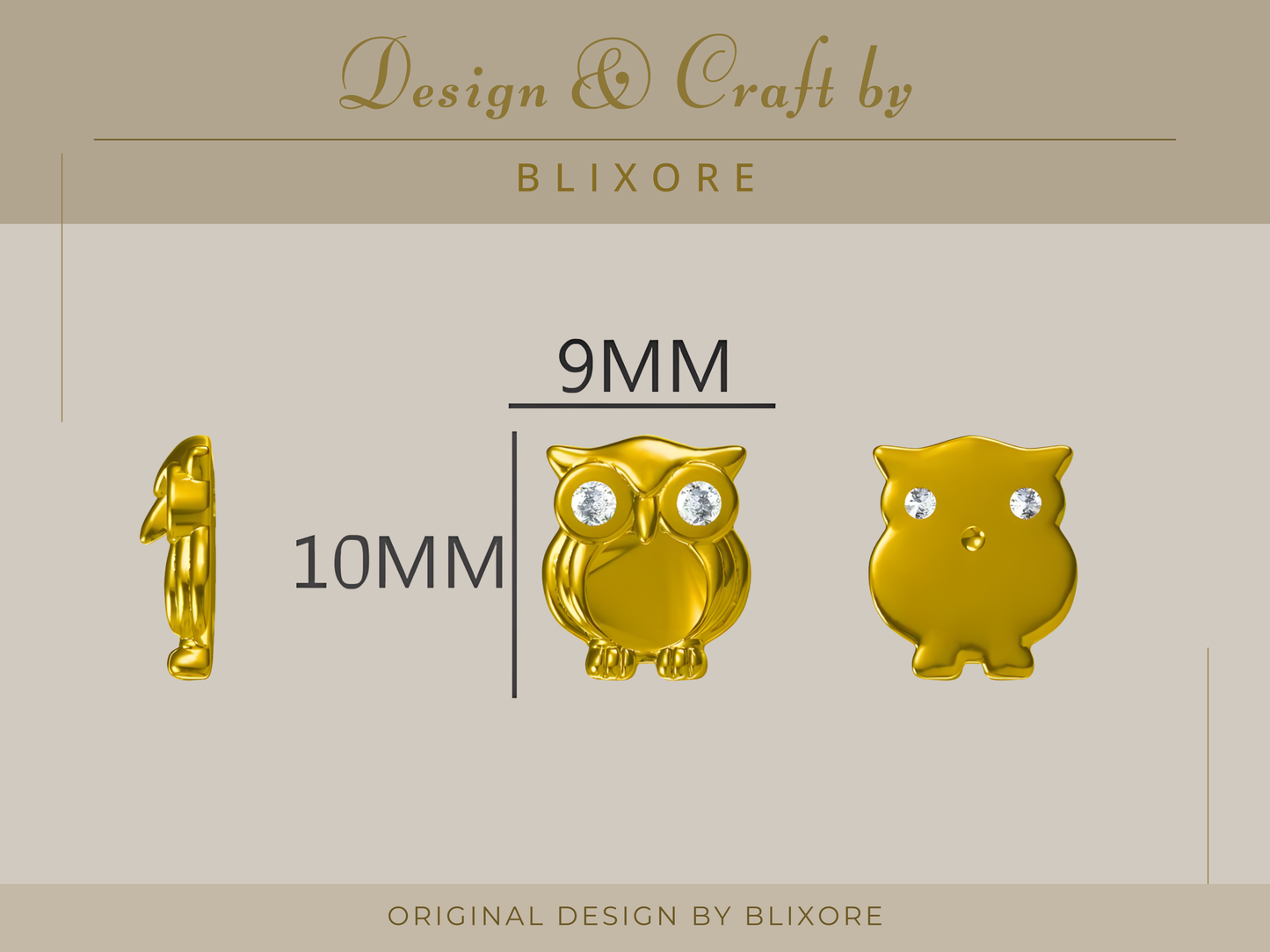 Owl Opal Stud Earrings