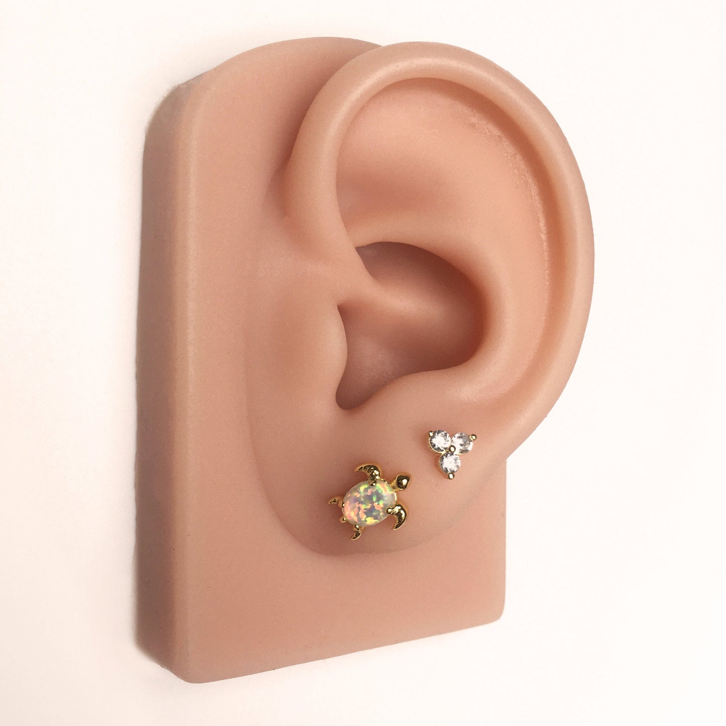 Turtle Opal Stud Earrings