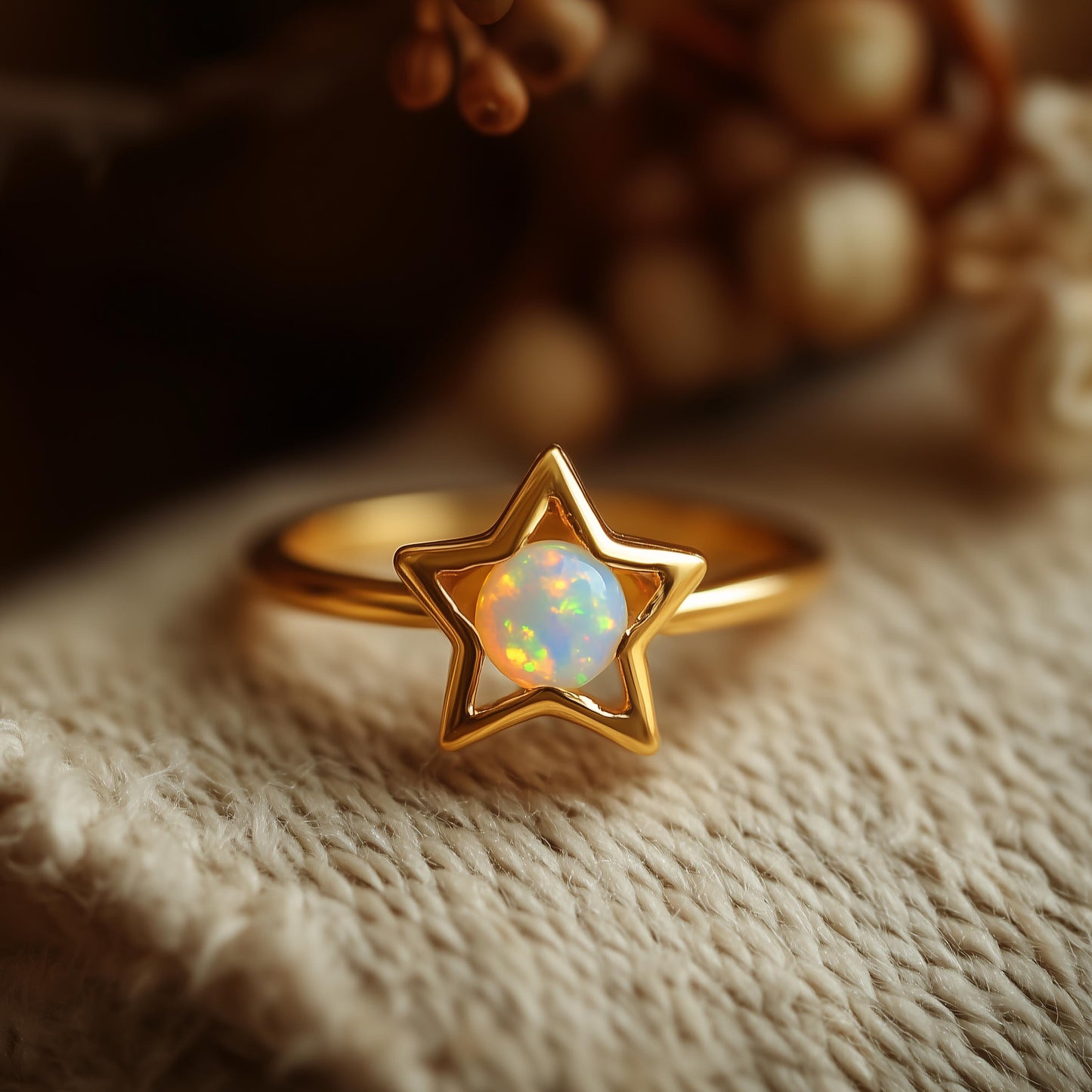 Star Opal Ring