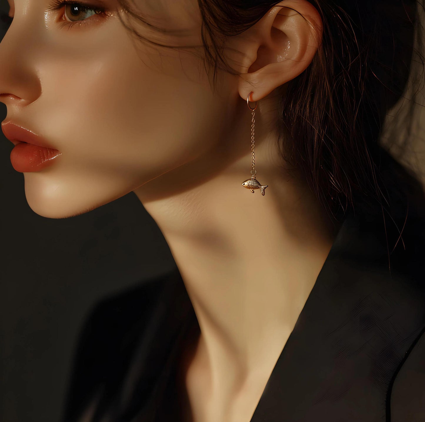 Fish Dangle Earrings