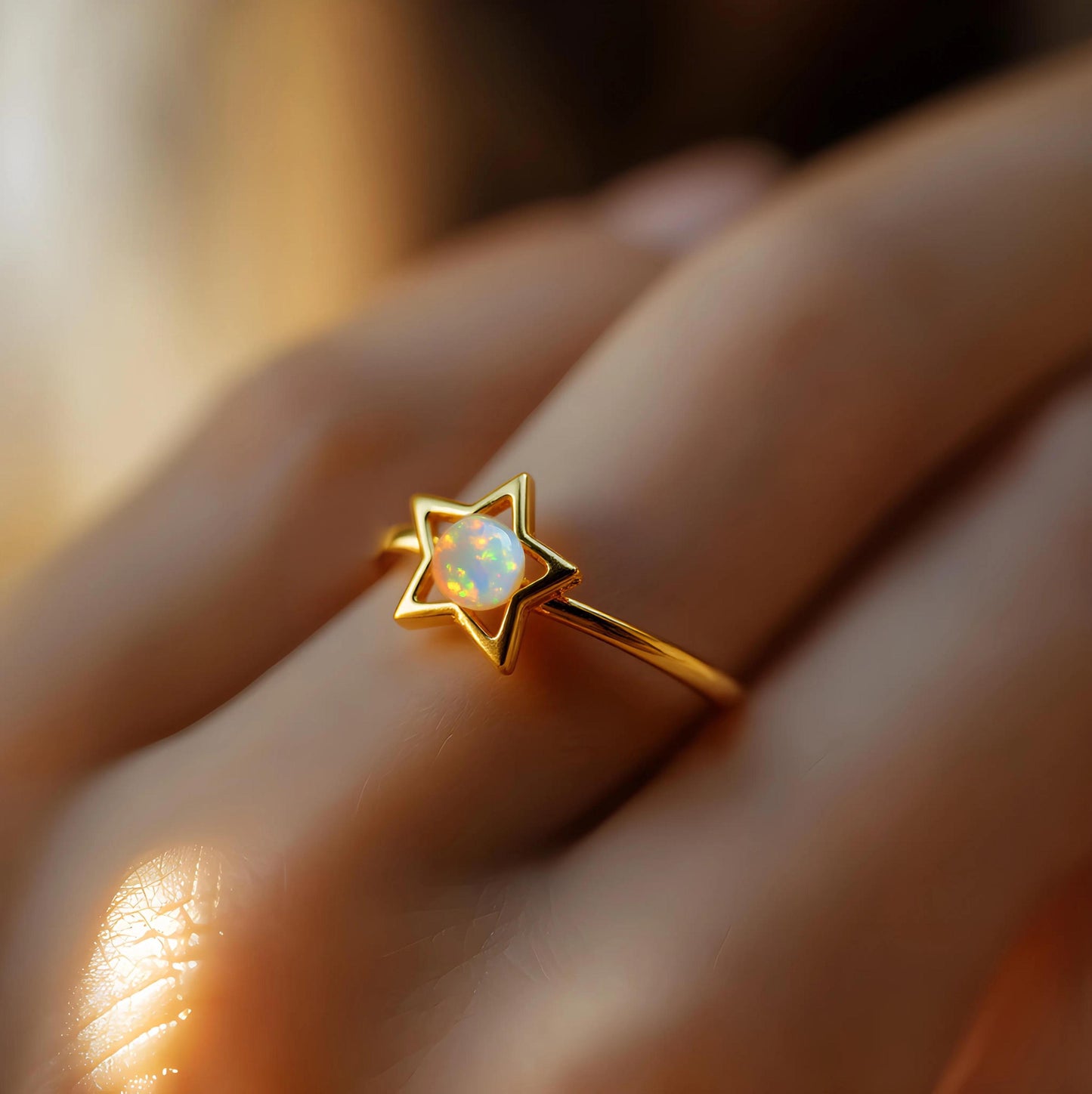 Star Opal Ring