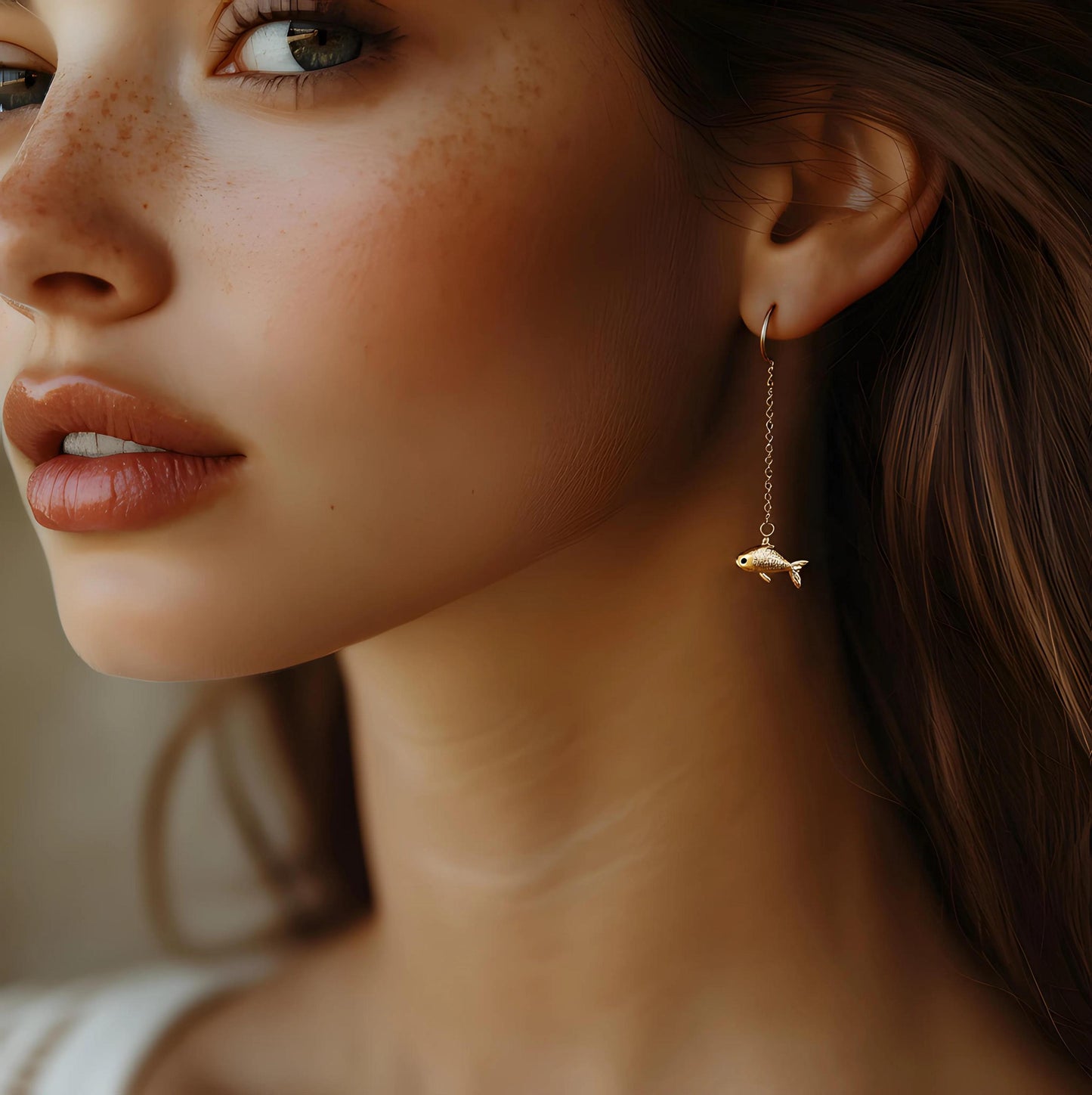Fish Dangle Earrings