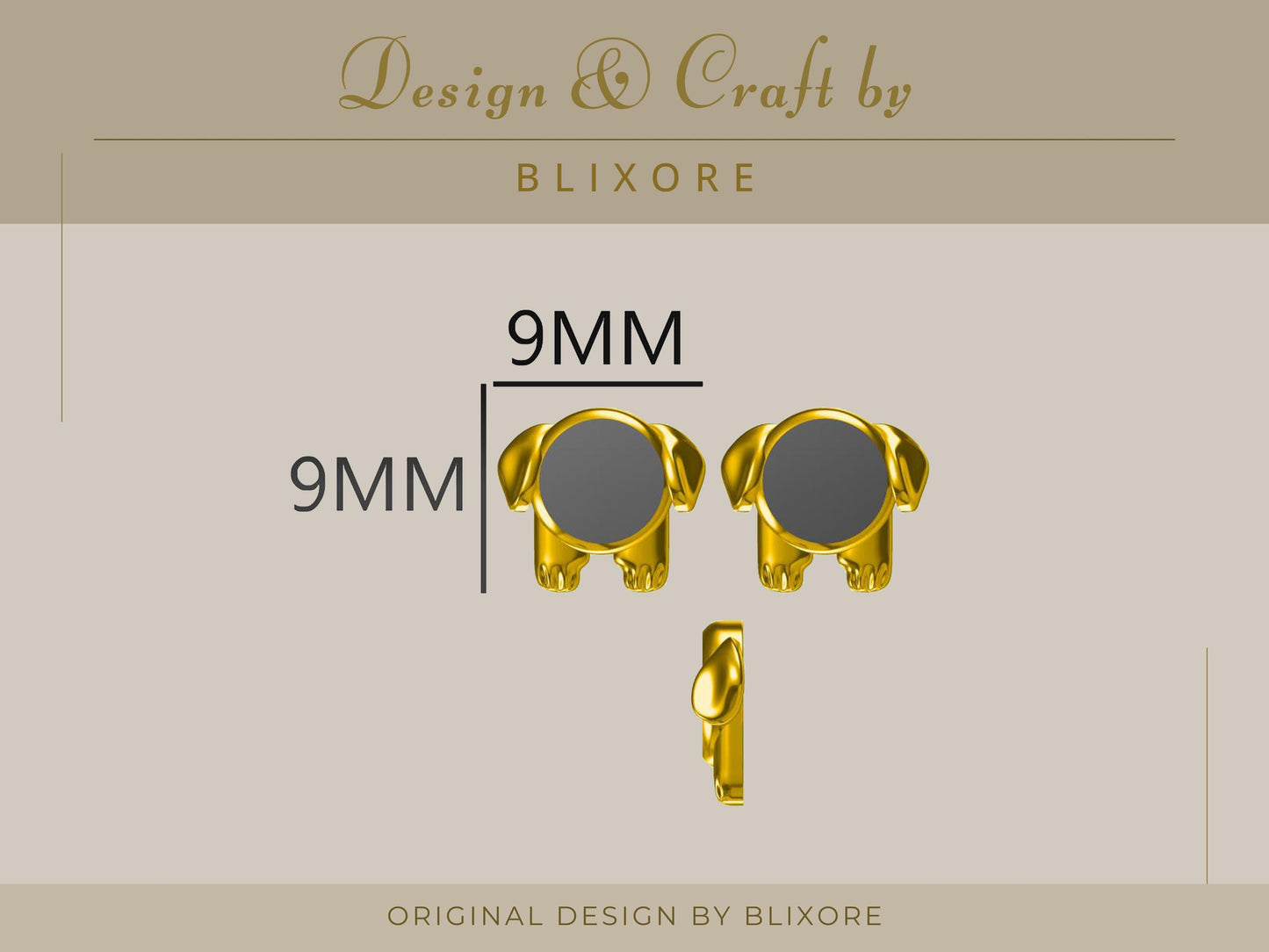 Dog Opal Stud Earrings