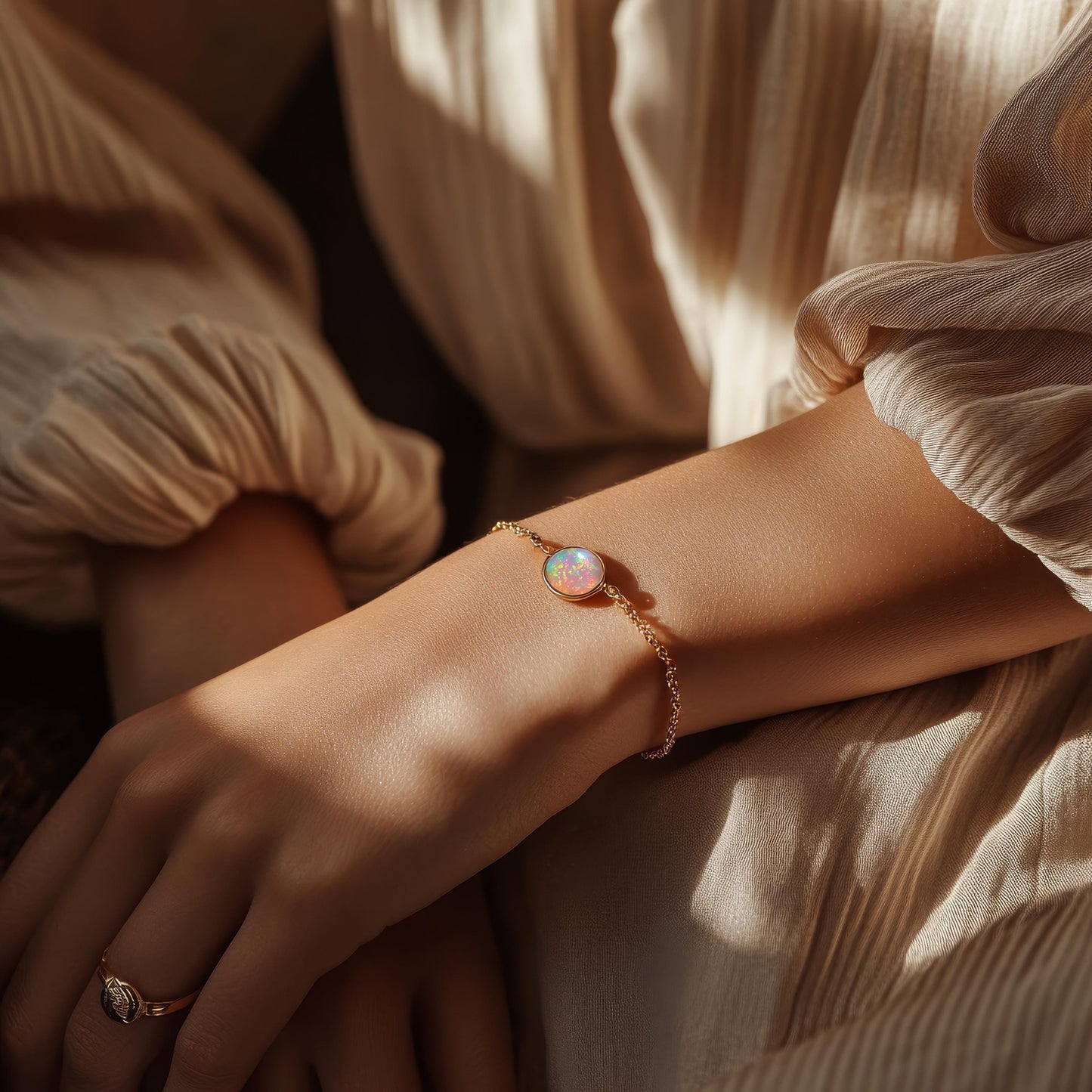 Minimalist Opal Bracelet