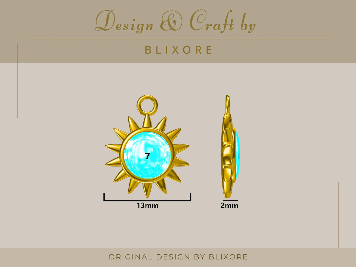 Dainty Opal Sun Necklace