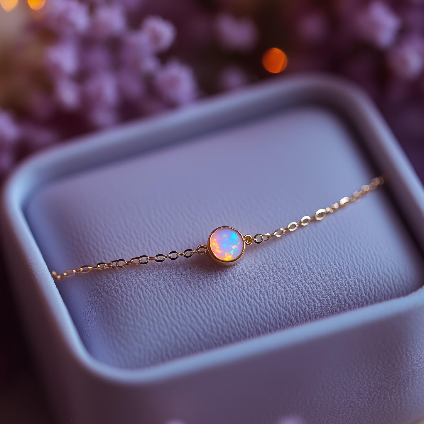 Dainty Opal Bracelet