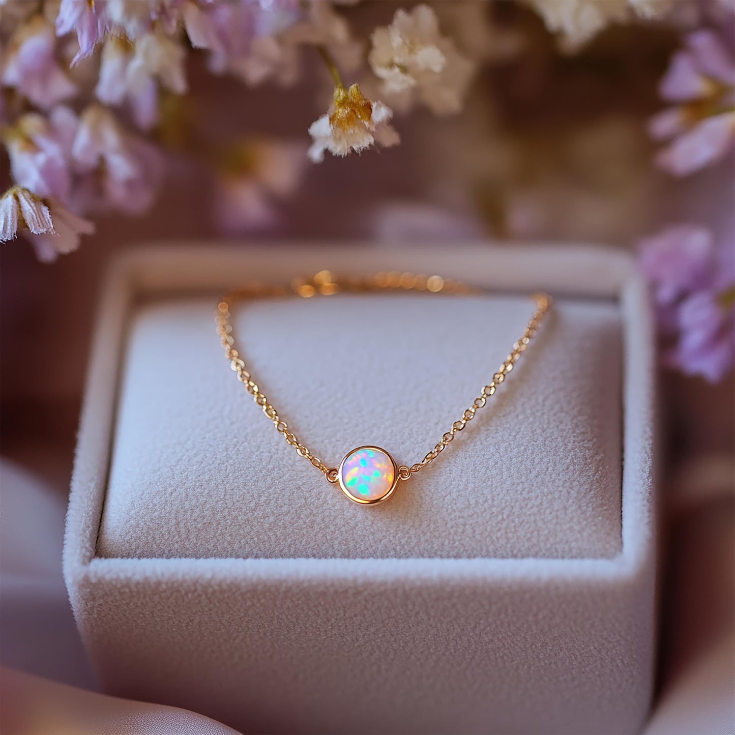 Dainty Opal Bracelet