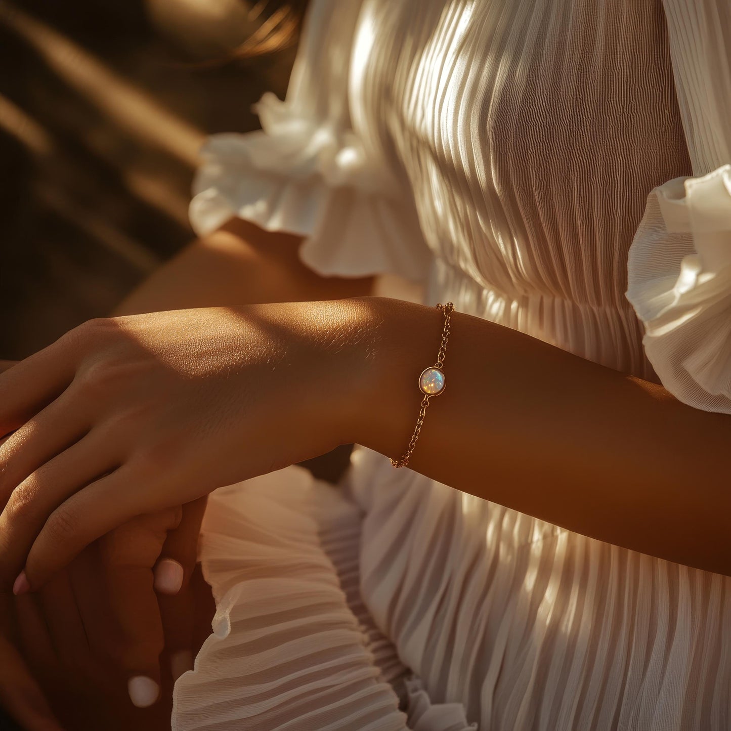 Dainty Opal Bracelet