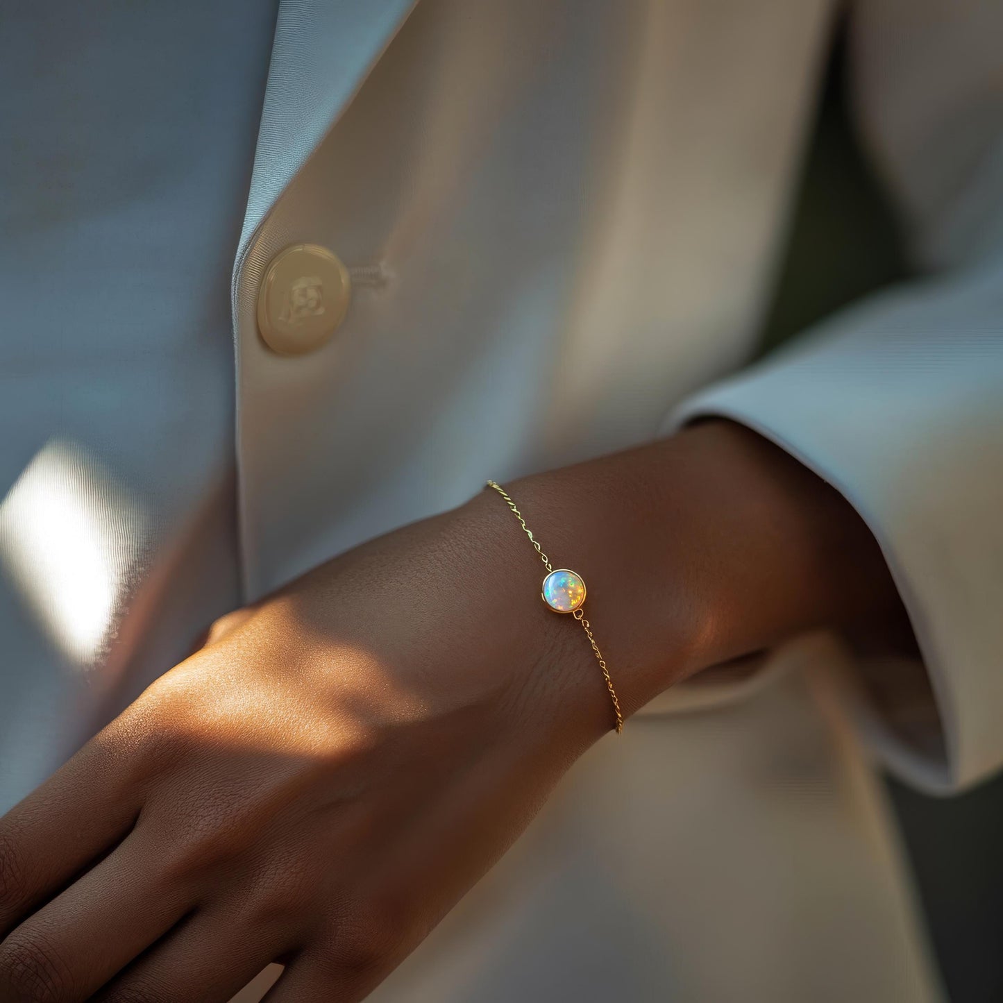 Minimalist Opal Bracelet