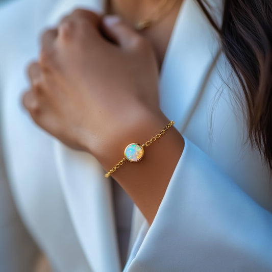 Minimalist Opal Bracelet