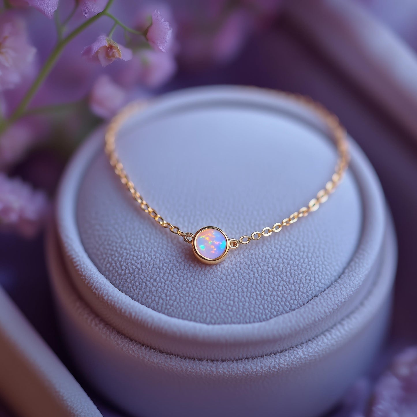 Dainty Opal Bracelet