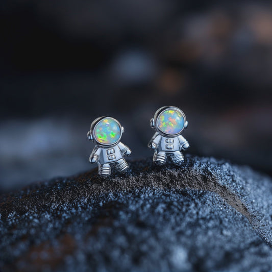 Astronaut Stud Earrings