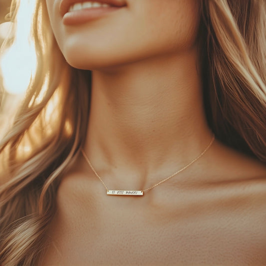 Minimalist Bar Necklace