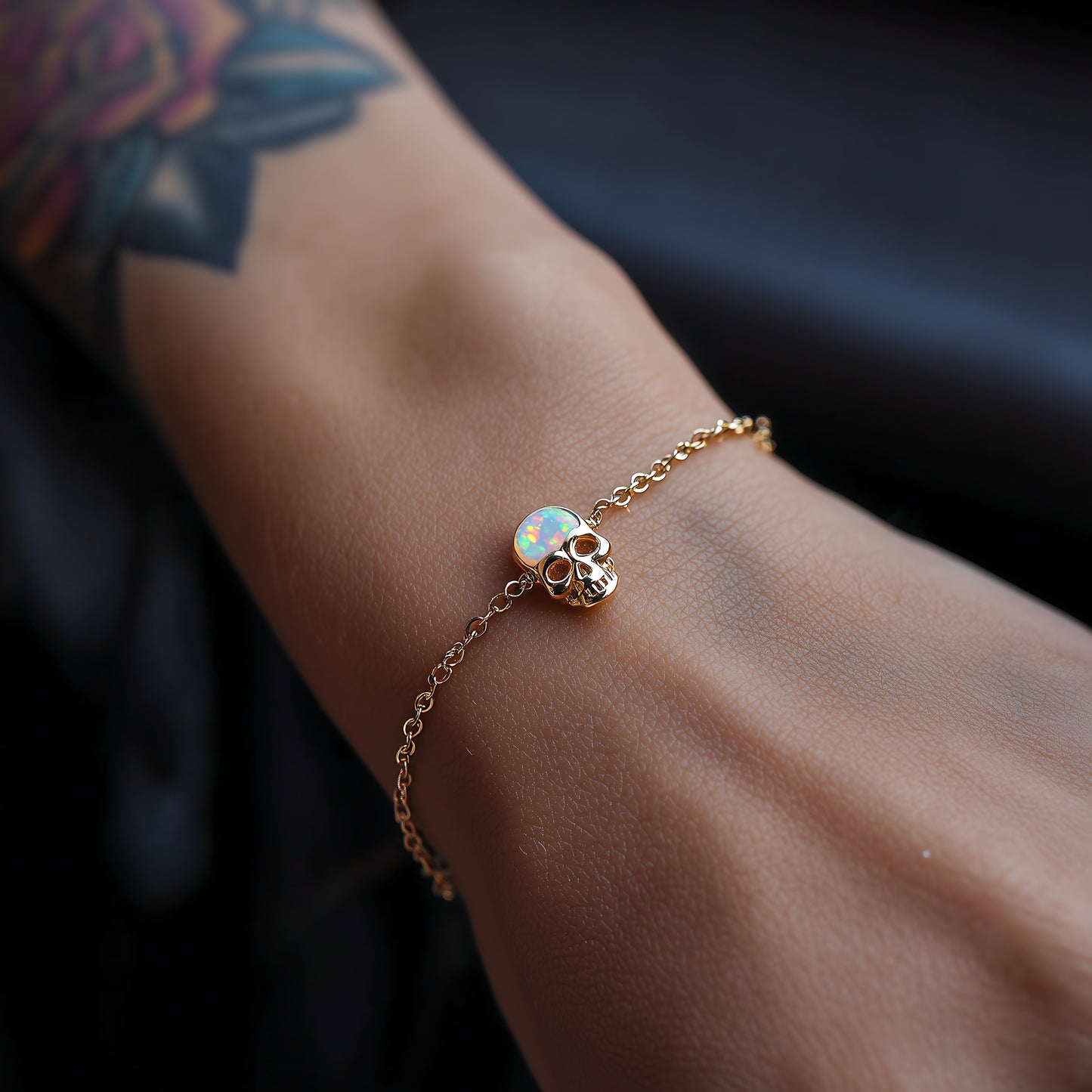 Skull Opal Bracelet