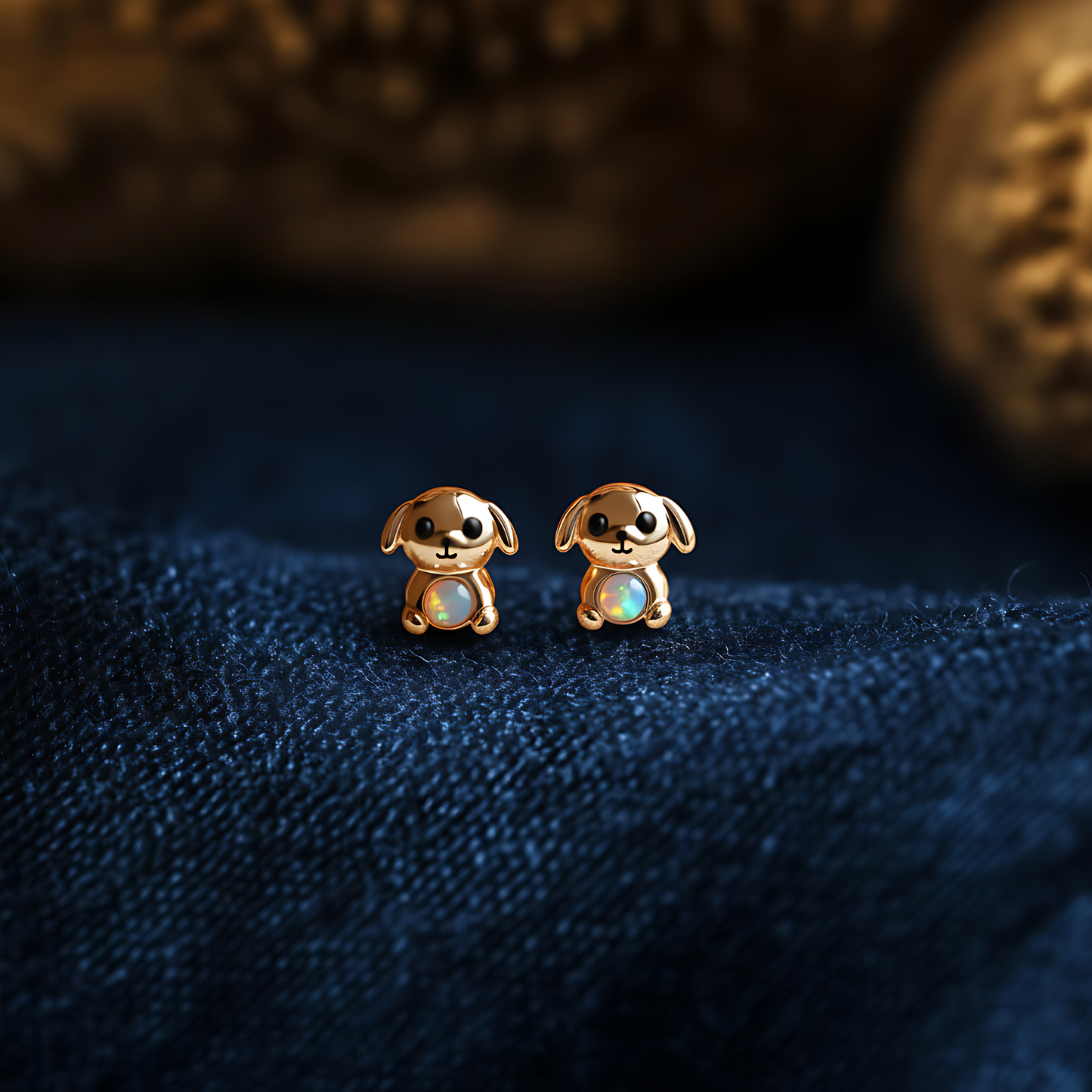 Dog Opal Stud Earrings