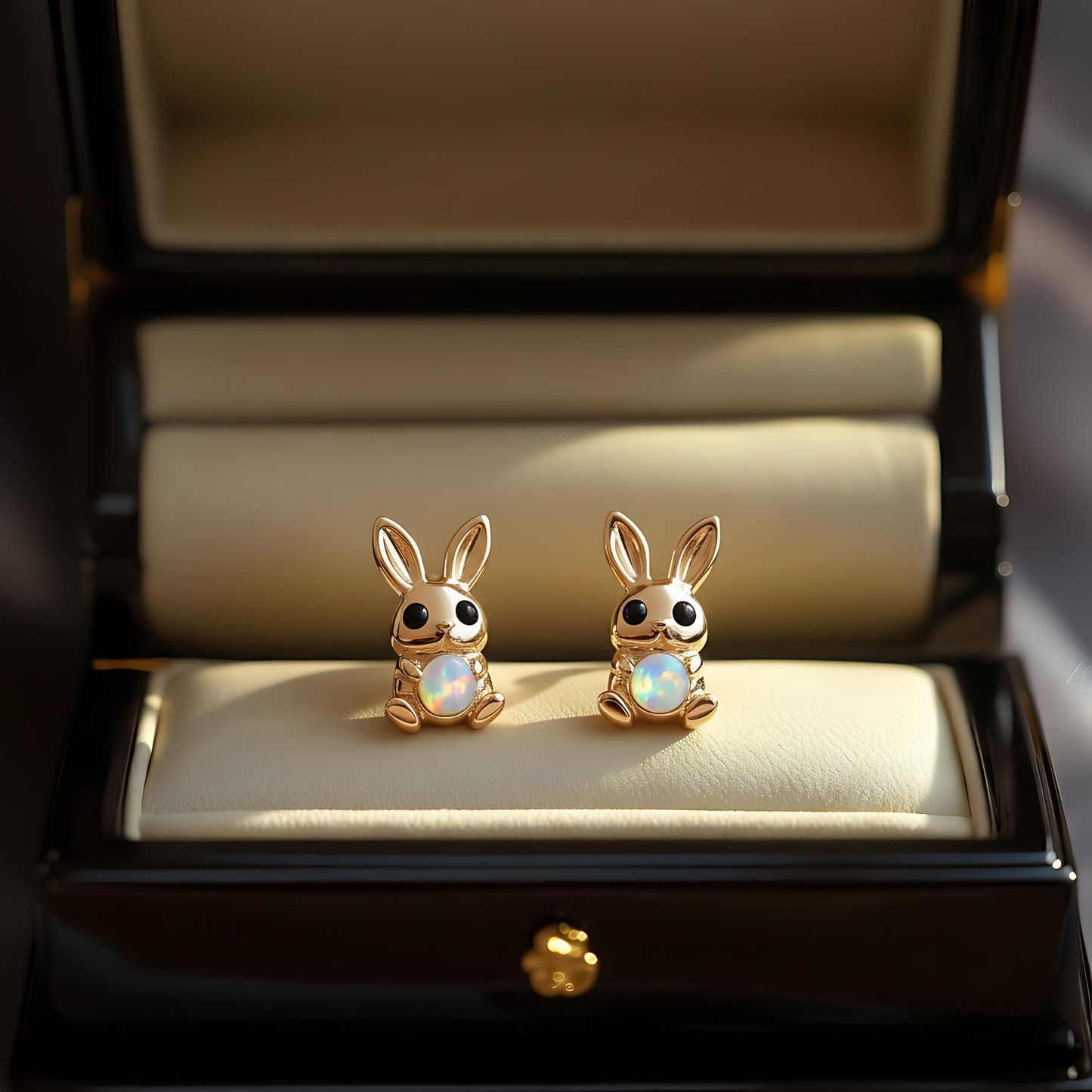 Bunny Opal Stud Earrings