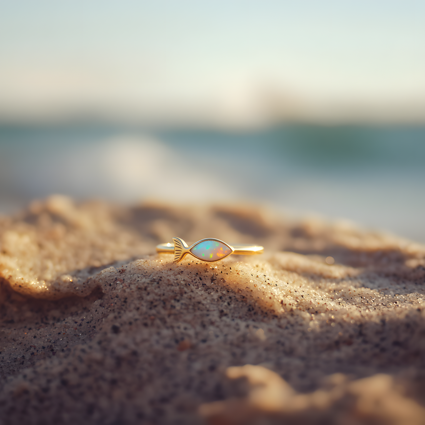 Fish Opal Ring