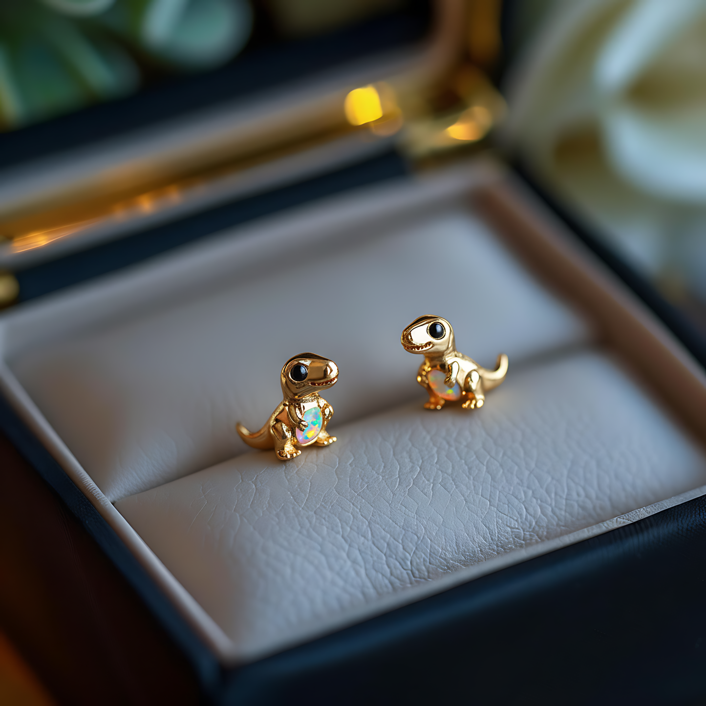T-Rex Opal Stud Earrings