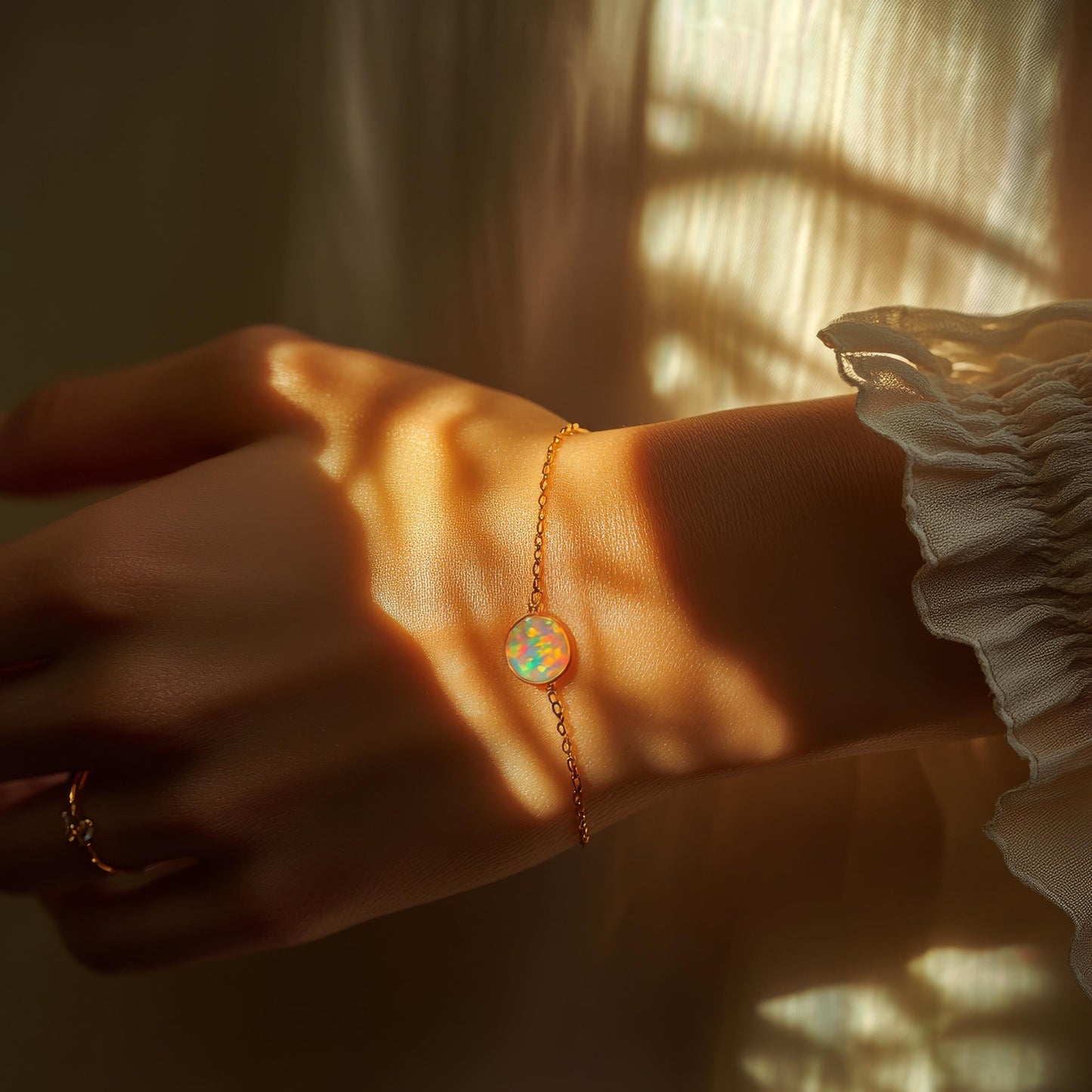Minimalist Opal Bracelet