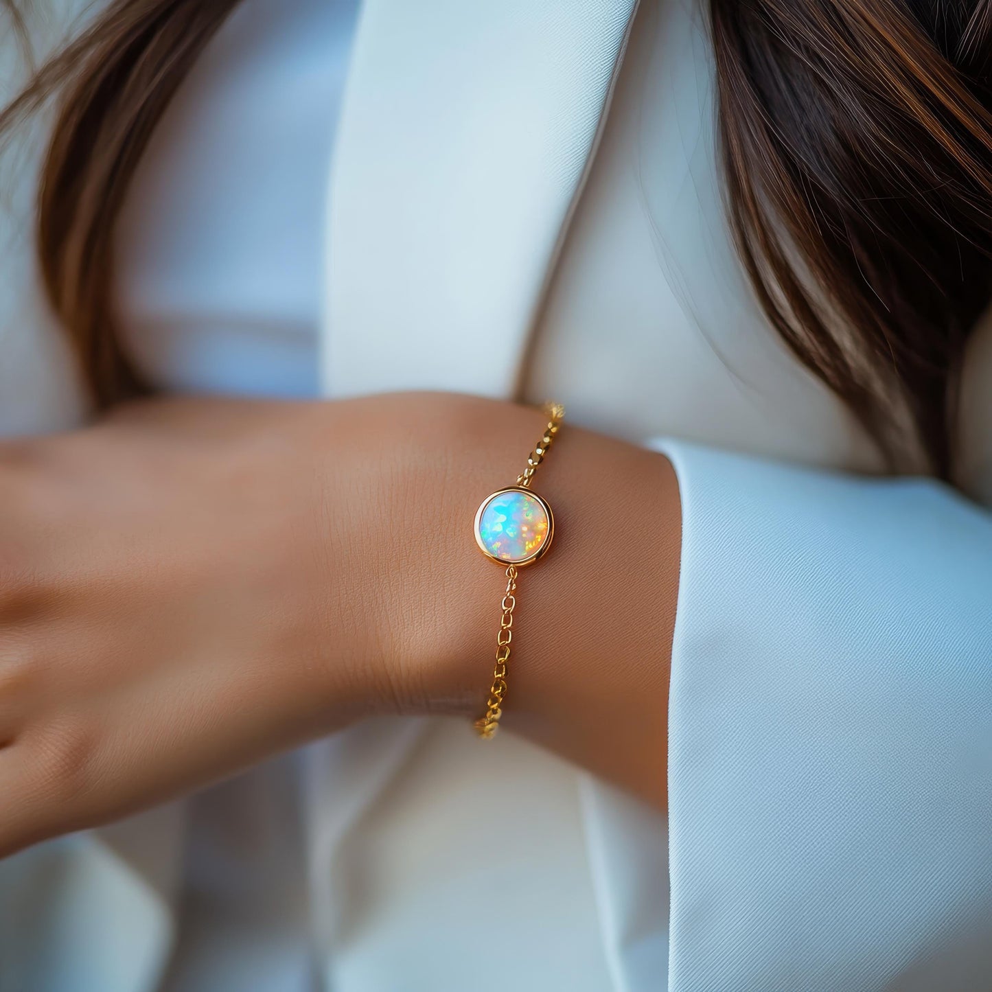 Minimalist Opal Bracelet