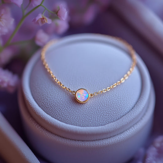 Dainty Opal Bracelet