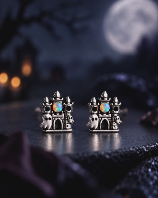 Haunted Castle Opal Stud Earrings