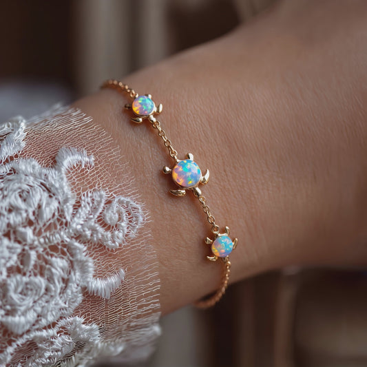 Turtle Opal Bracelet