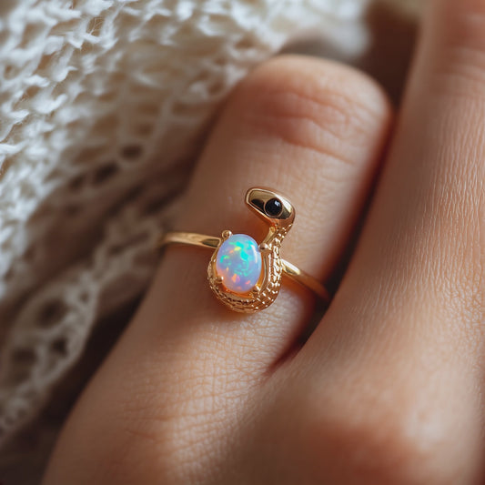 Snake Opal Ring