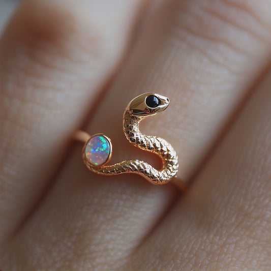 Snake Opal Ring