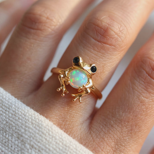 Frog Opal Ring