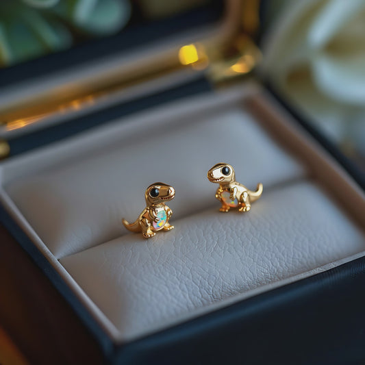 T-Rex Opal Stud Earrings