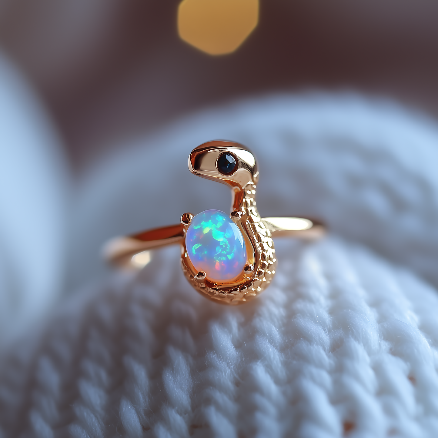 Snake Opal Ring
