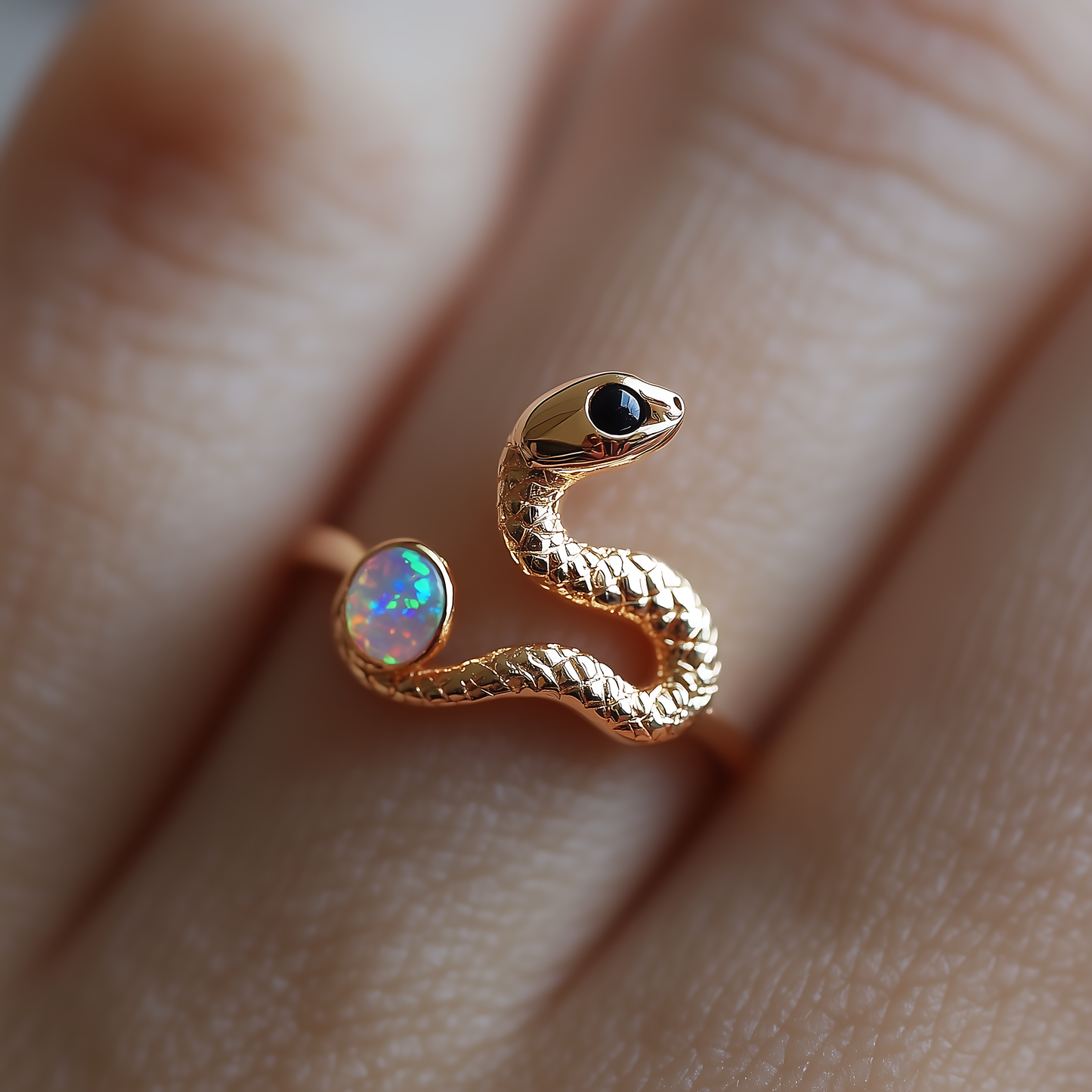Snake Opal Ring