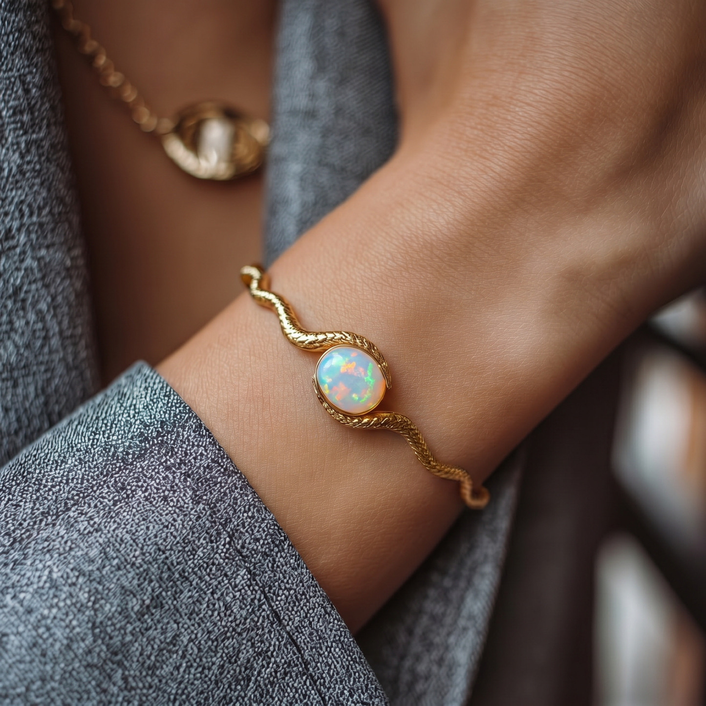 Snake Opal Bracelet