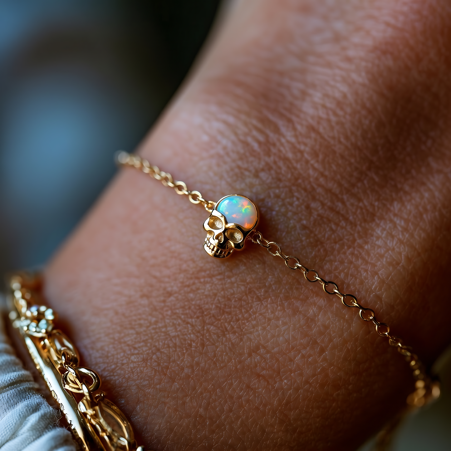 Skull Opal Bracelet