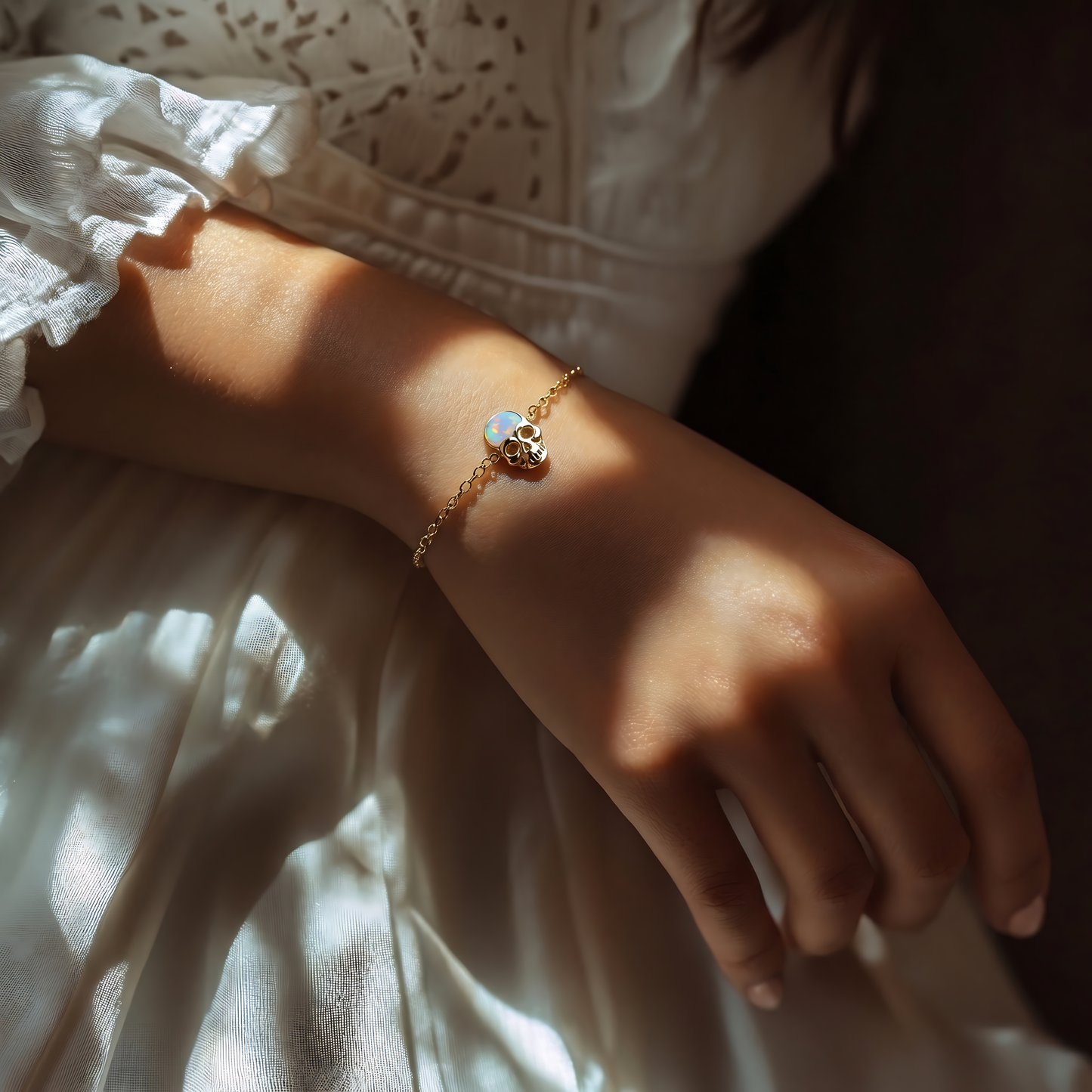 Skull Opal Bracelet