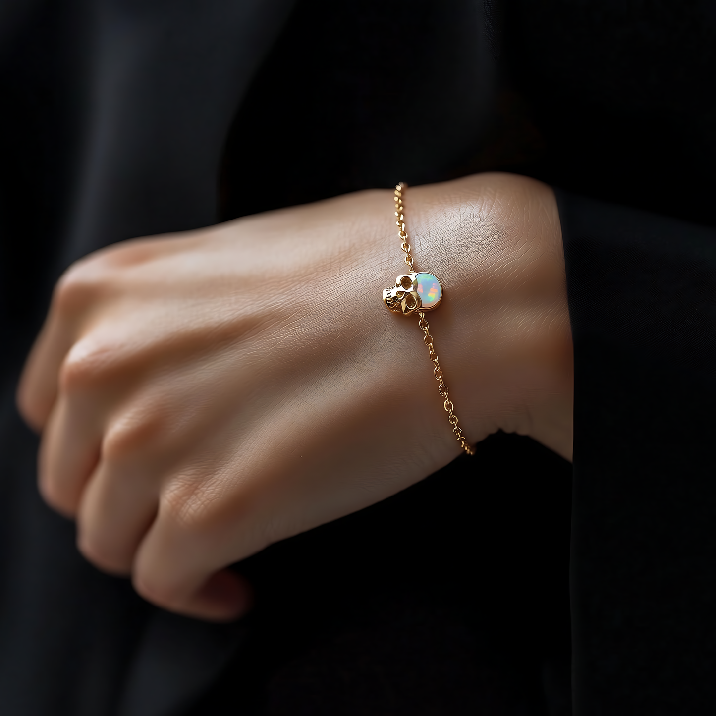 Skull Opal Bracelet