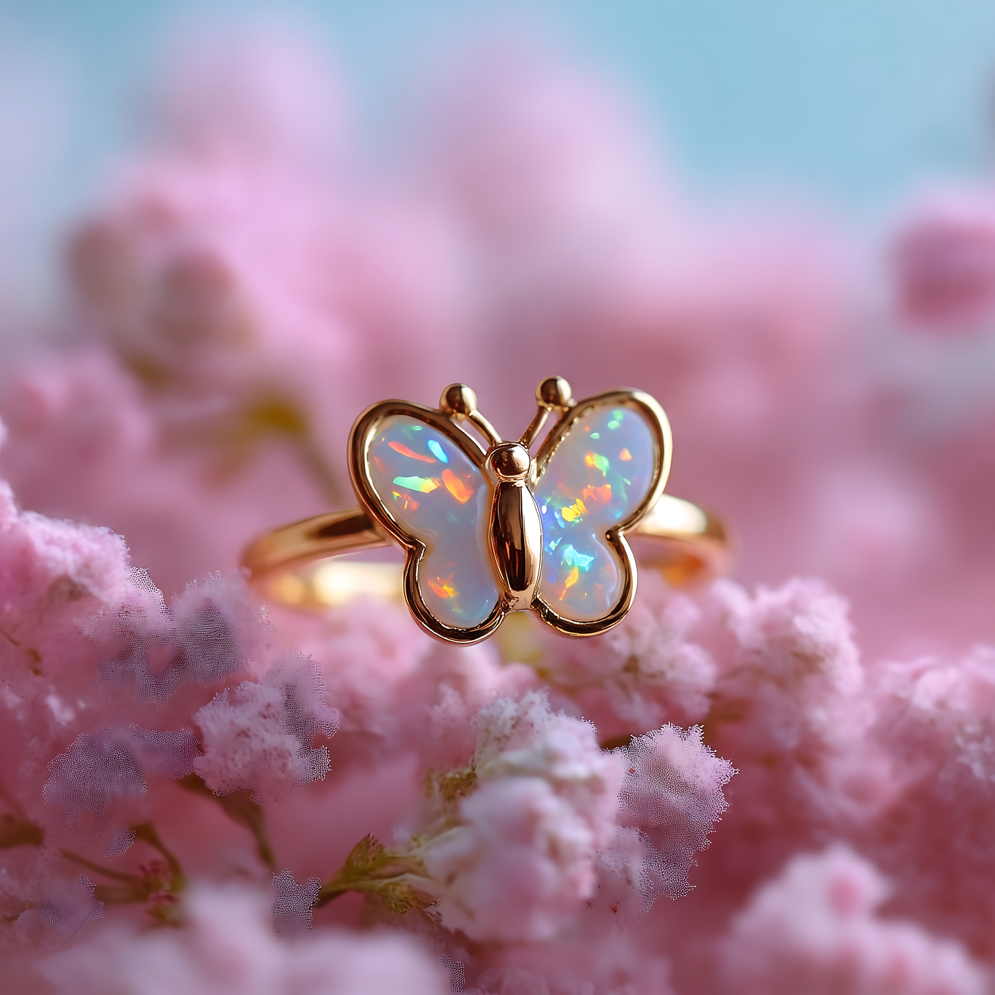 Butterfly Opal Ring