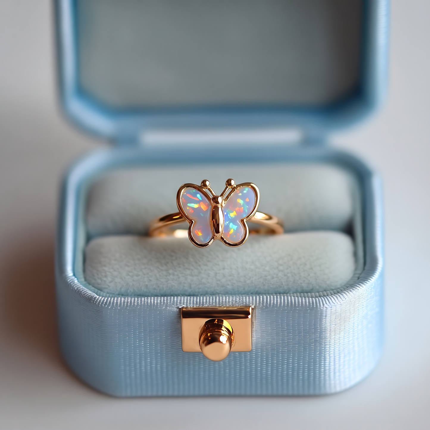 Butterfly Opal Ring