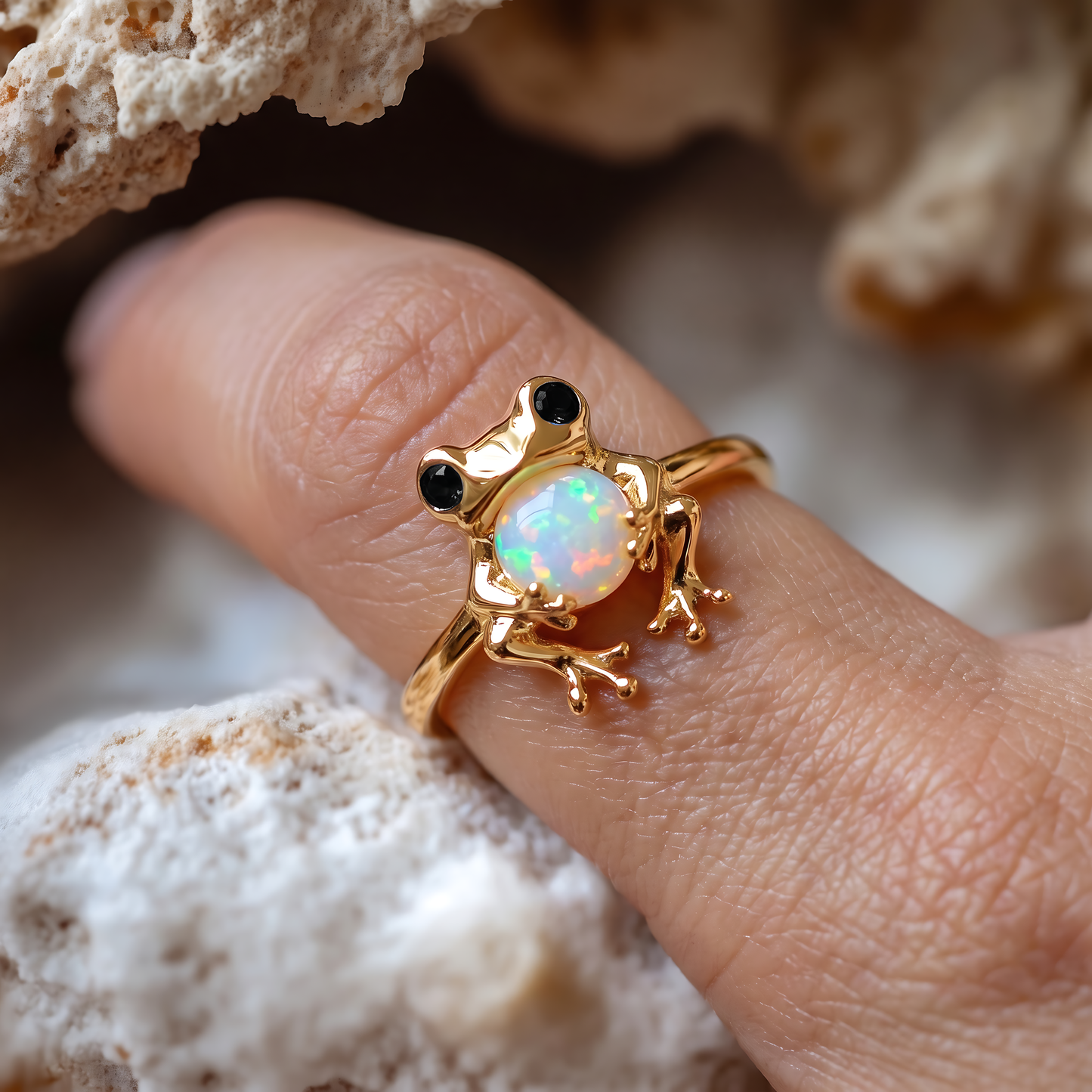 Frog Opal Ring