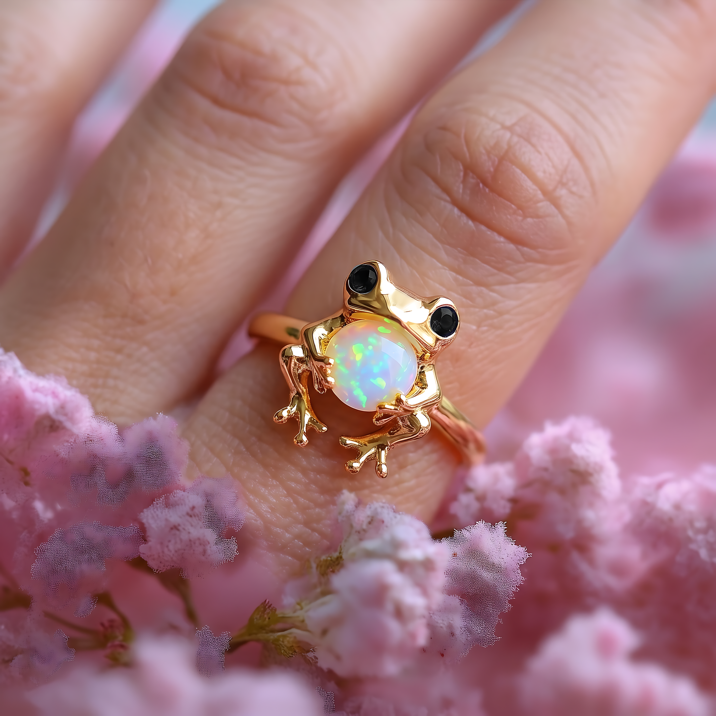 Frog Opal Ring