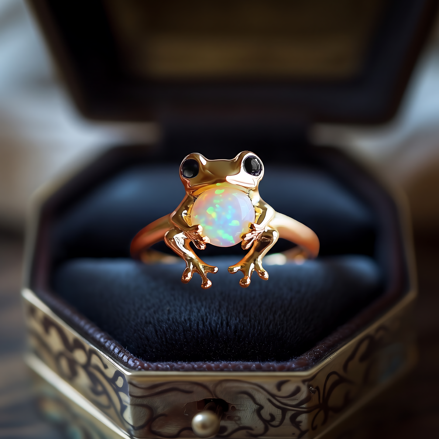Frog Opal Ring