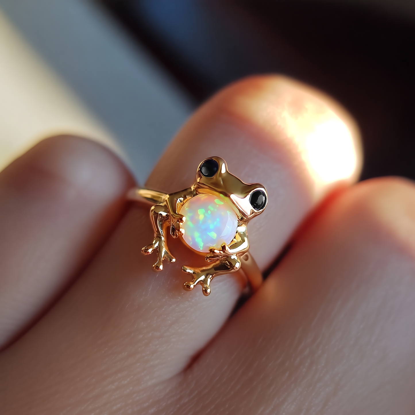 Frog Opal Ring