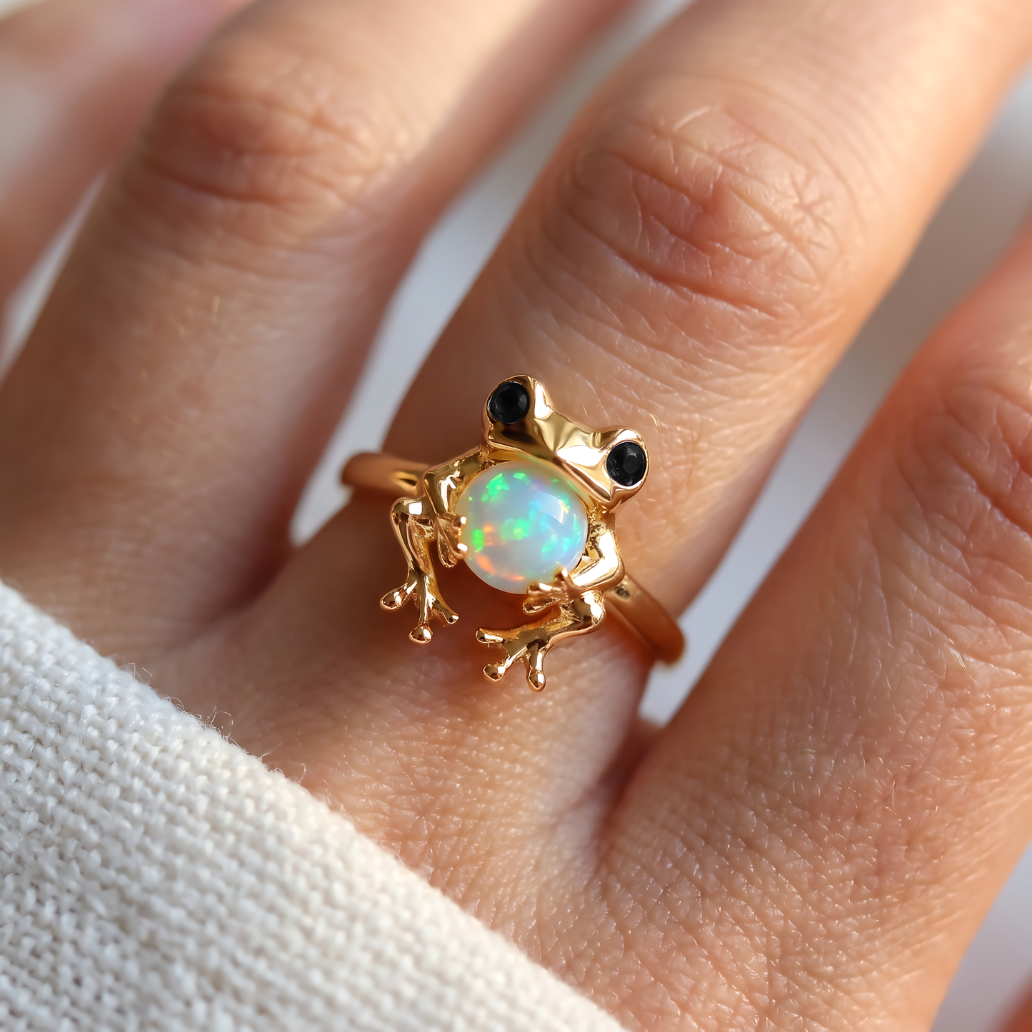 Frog Opal Ring