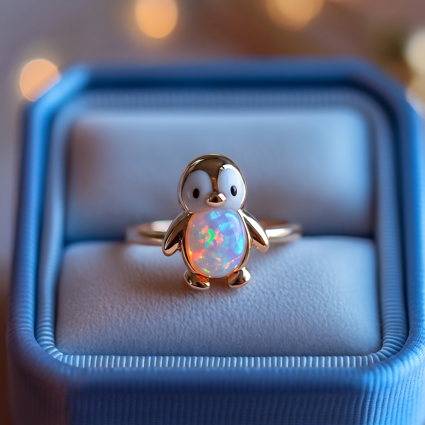 Penguin Opal Ring