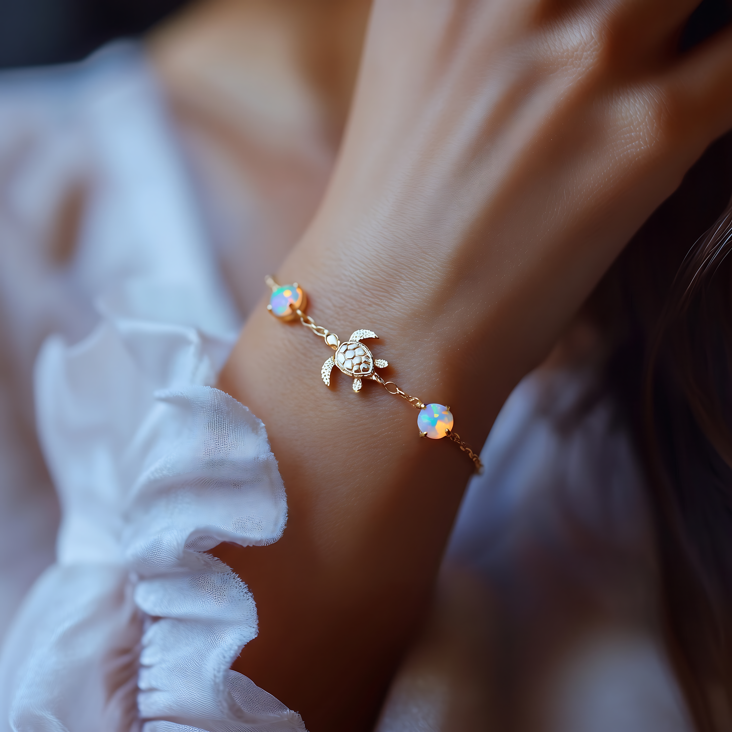 Turtle Opal Bracelet
