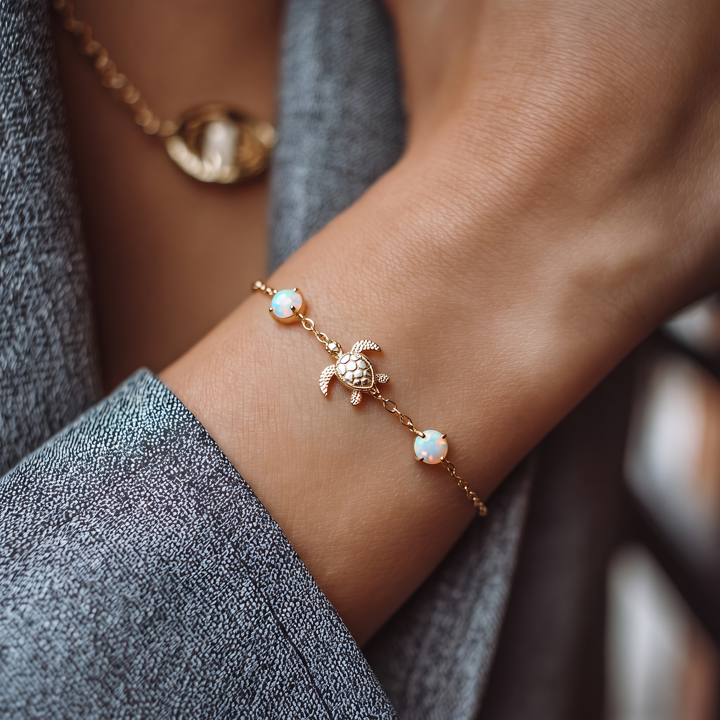 Turtle Opal Bracelet