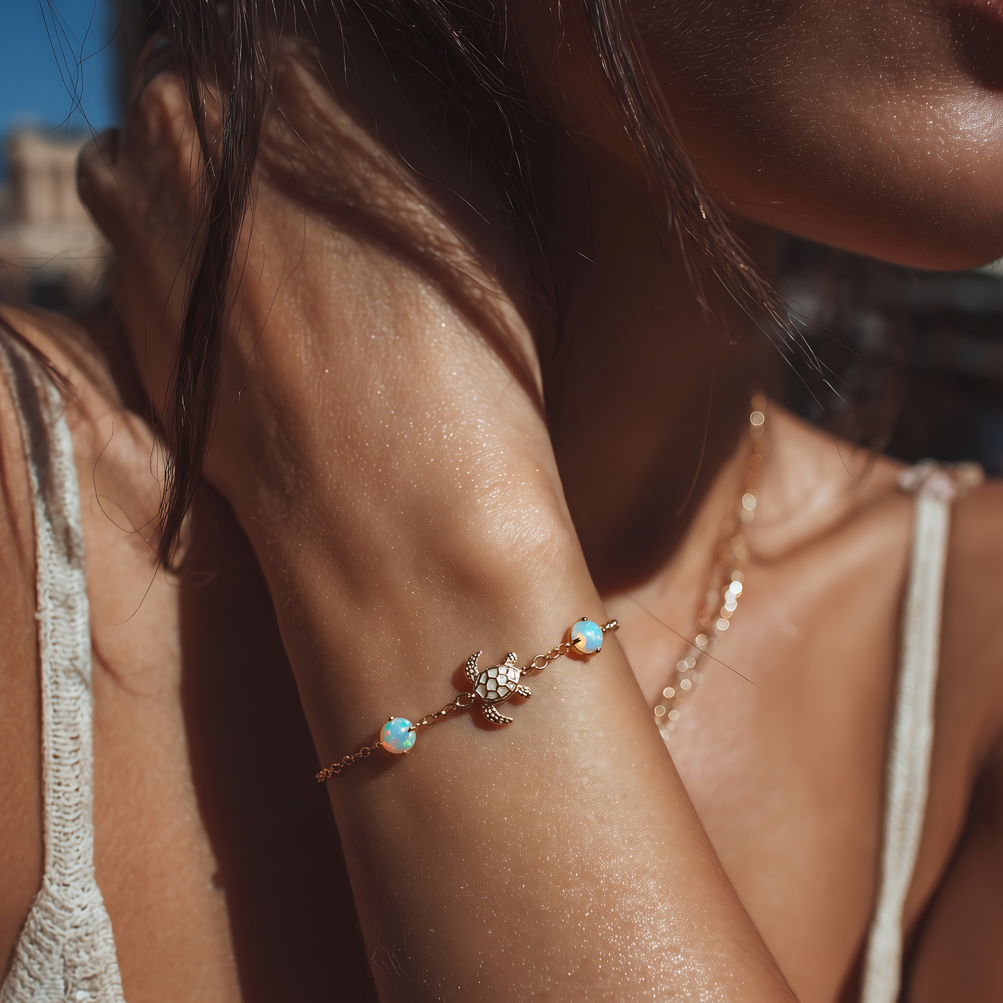 Turtle Opal Bracelet