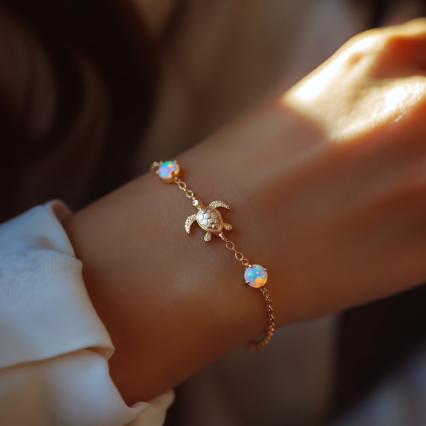 Turtle Opal Bracelet